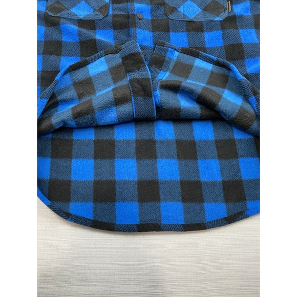 Legendary Whitetails Men's Navigator Fleece Button Up Long Sleeve Plaid Large‎ - Picture 10 of 11